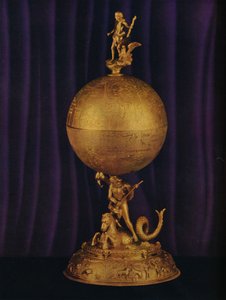Airthrey Gold Globe Cup: Etelä-Saksa, c1560-1565, 1936 tekijältä Unbekannt