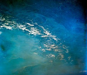 Alpit avaruudesta. NASA valokuva tekijältä Unbekannt