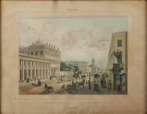 Anichkovin palatsi Pietarissa, 1840-luvun loppu. tekijältä Unbekannt
