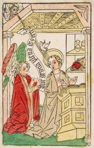 Ilmoitus, n. 1460-70. tekijältä Unbekannt