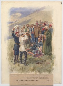 Huhtikuun kapina 1878. Neuvottelut kapinallisten päämajassa, 1878 tekijältä Unbekannt