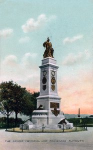 Armada Memorial, Hoe Promenade, Plymouth, Devon, 1900-luvun alku tekijältä Unbekannt