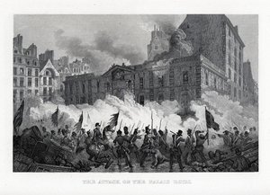 Hyökkäys kuninkaalliseen palatsiin, 1882 tekijältä Unbekannt