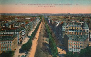 Avenue des Champs-Elysees, Pariisi, 1920 tekijältä Unbekannt