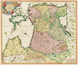 Itämeri Alkaen: Nova Tabula, 1705 tekijältä Unbekannt