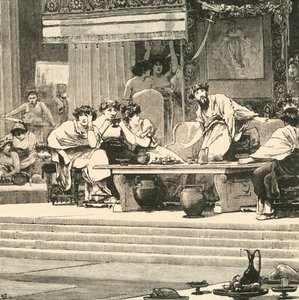 Damokleen juhlat 1890. tekijältä Unbekannt