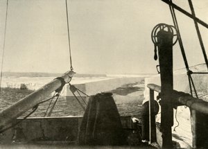 Barrier Edge Breaking Away neljä mailia etelään Hut Pointista, c1908, 1909 tekijältä Unbekannt