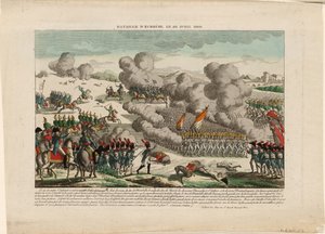 Eggmühlin taistelu 22. huhtikuuta 1809, noin 1809 tekijältä Unbekannt