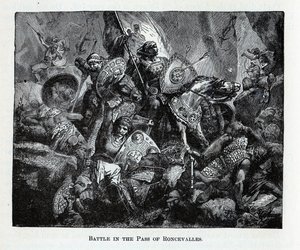 Roncevaux Passin taistelu, 1882 tekijältä Unbekannt