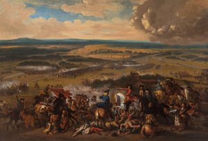 Speyerbachin taistelu 15. marraskuuta 1703 1700-luvulla. tekijältä Unbekannt
