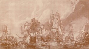 Trafalgarin taistelu, 1805, 1896. tekijältä Unbekannt