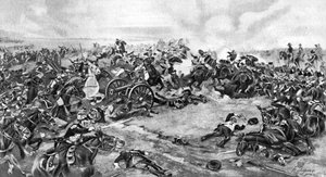 Waterloon taistelu, taisteltiin 18.6.1815, 1910 tekijältä Unbekannt
