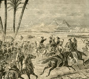 Pyramidien taistelu, 1798, 1890. tekijältä Unbekannt