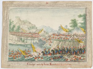Taistelu Kamchik-joella 15. lokakuuta 1828, 1829 tekijältä Unbekannt