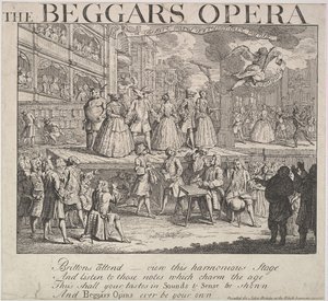 Kerjäläisten ooppera, 1728. tekijältä Unbekannt