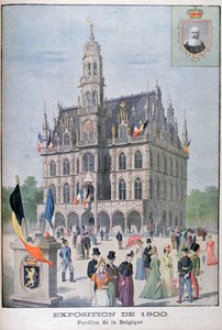Belgian paviljonki vuoden 1900 yleisnäyttelyssä Pariisissa 1900 tekijältä Unbekannt