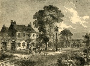 The Bell Inn, Kilburn, 1750, c1876. tekijältä Unbekannt
