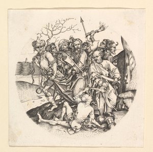 The Betrayal of Christ -kopio roundelissa, n. 1435-1491. tekijältä Unbekannt