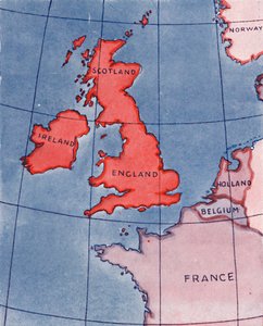 Brittisaaret ja Ranska, Belgia ja Hollanti keskipäivällä keskikesällä 1935 tekijältä Unbekannt