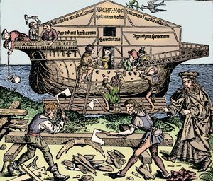 Nooan johtama arkin rakennus, 1493, 1903 tekijältä Unbekannt