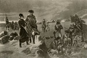 Valley Forgen leiri. Upseeriviitat ja hollantilaiset peitot sotilaille, c1777, 1937. tekijältä Unbekannt