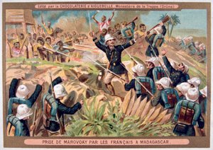 Marovoayn vangitseminen ranskalaisten toimesta, Madagaskar, 1800-1900-luku tekijältä Unbekannt