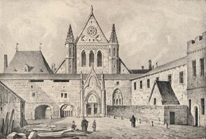 Karmeliittien luostari Rue dEnfer -kadulla, Pariisi, 1915 tekijältä Unbekannt
