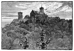 Wartburgin linna, 1900 tekijältä Unbekannt