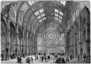 Central Hall, Alexandra Palace, Lontoo, 1875 tekijältä Unbekannt