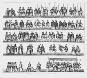 Prinssi Arthurin ristiäiset, 24. syyskuuta 1486, 1782 tekijältä Unbekannt