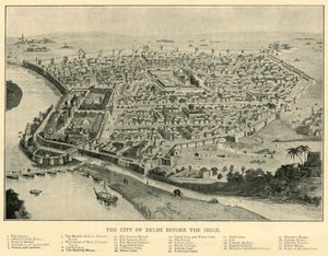 Delhin kaupunki ennen piiritystä, 1901. tekijältä Unbekannt