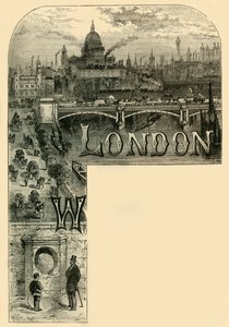 Lontoon City, vuonna 1872. tekijältä Unbekannt