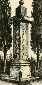 Ranskalaisten pylväs, Ravenna, pystytetty Gaston De Foixin muistolle, 1890. tekijältä Unbekannt