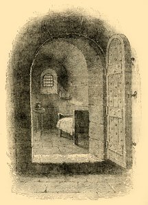 The Condemned Cell Newgatessa, vuodelta 1872. tekijältä Unbekannt