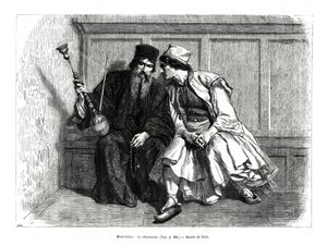 The Confession, Athos-vuori, Pohjois-Kreikka, 1886 tekijältä Unbekannt