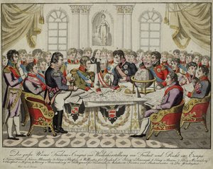 Wienin kongressi, n. 1815 tekijältä Unbekannt