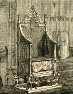 Kruunaustuoli, 1881. tekijältä Unbekannt