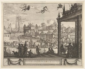 Suuren Mogulin tuomioistuin t Hof vanden grooten Mogol, 1600-luku. tekijältä Unbekannt