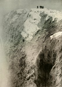 Erebuksen kraatteri, 900 jalkaa syvä ja puoli mailia leveä, 1908, 1909. tekijältä Unbekannt