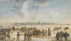 Venäjän armeijan ylitys Reinin lähellä Düsseldorfia, 13. tammikuuta 1814 1814 tekijältä Unbekannt