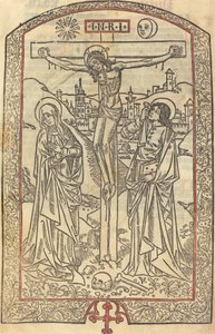 Ristiinnaulitseminen, n. 1485. tekijältä Unbekannt