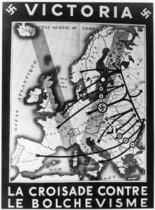 Ristiretki bolshevismia vastaan, Vichyn ranskalainen propagandajuliste, 1941