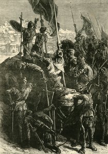 Ristiretkeläiset ennen Jerusalemia, 1099, 1890. tekijältä Unbekannt