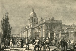 Custom House, Dublin, 1898. tekijältä Unbekannt