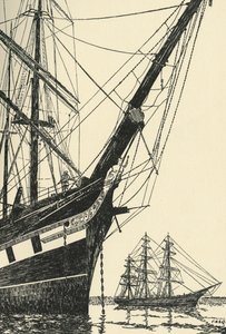 The Cutty Sark 1869, Falmouth Harbour, 1938 tekijältä Unbekannt