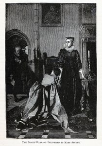 Mary Stuartille annettu kuolemantuomio, 1882 tekijältä Unbekannt
