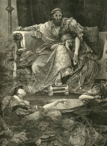 Sardanapalusin kuolema, 1890. tekijältä Unbekannt