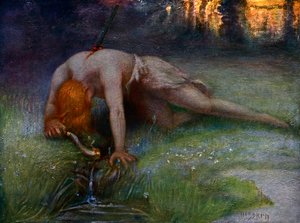 "Siegfriedin kuolema", 1906 tekijältä Unbekannt