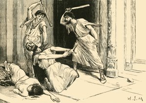 Tiberius Gracchuksen kuolema, 1890 tekijältä Unbekannt