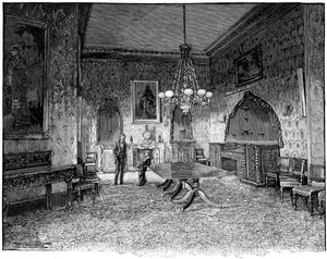 Ruokasali, Kilkenny House, Irlanti, 1800-luku tekijältä Unbekannt